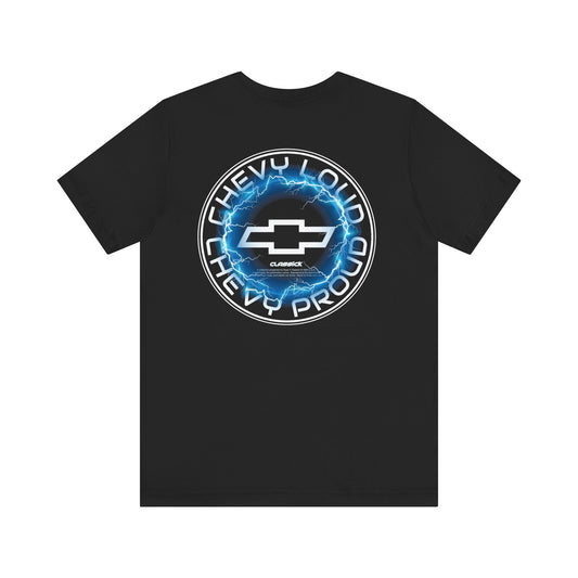 Chevy Loud Static Black Tee