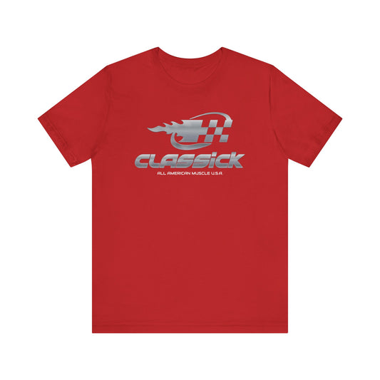 Classick Metal Logo Red Tee