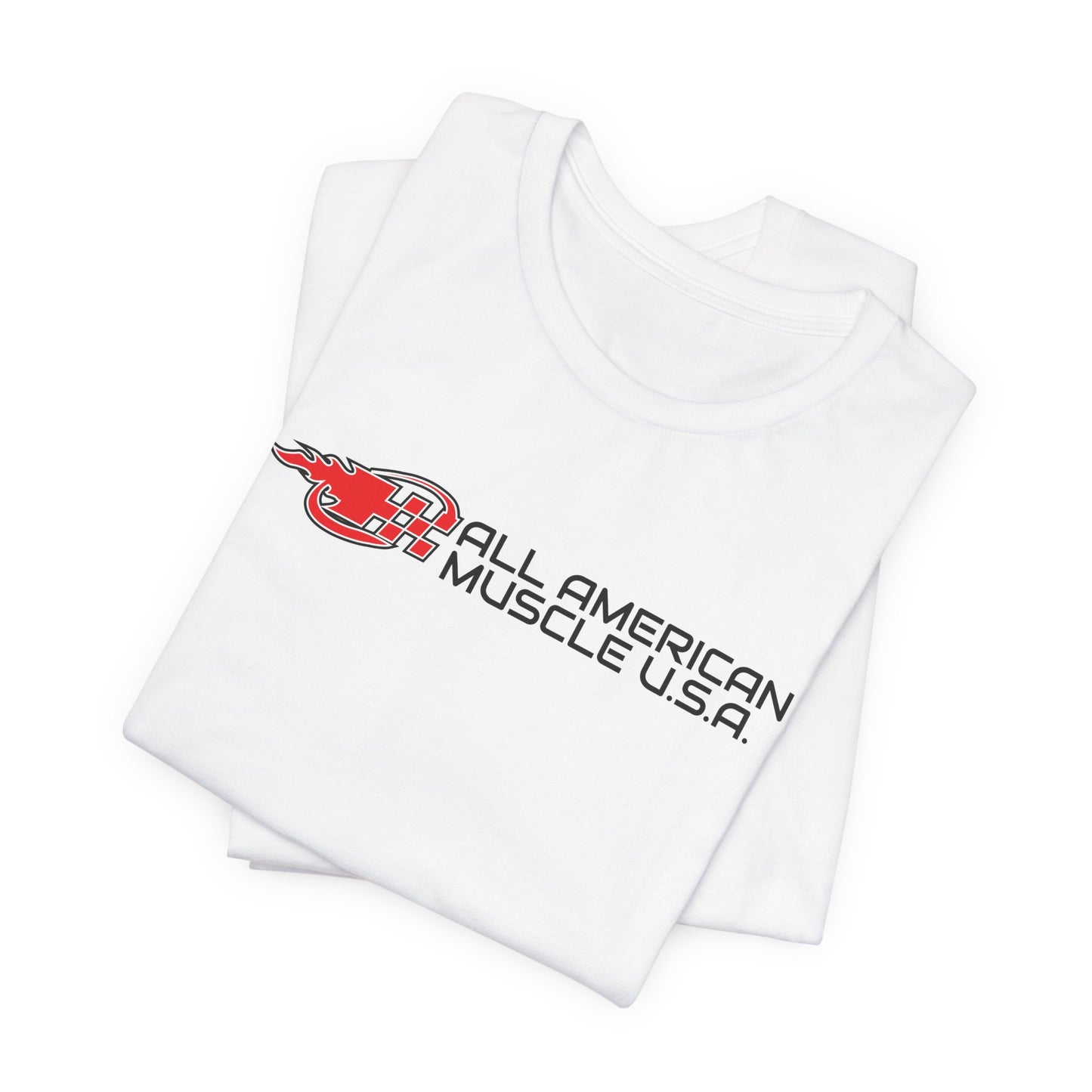 American Muscle White Tee