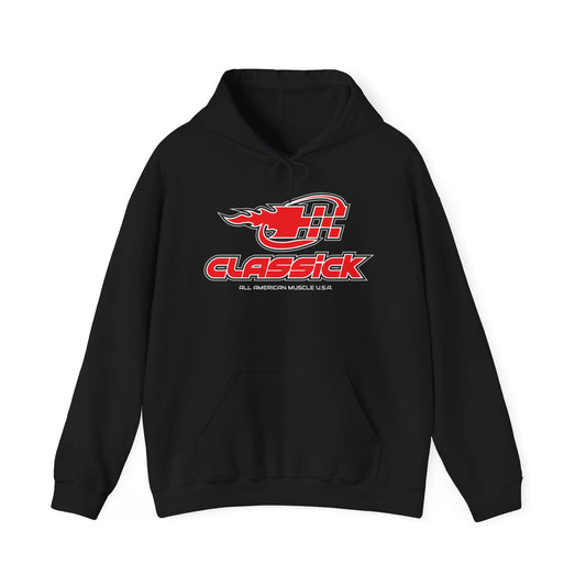 Classick Logo Black Pullover Hoodie