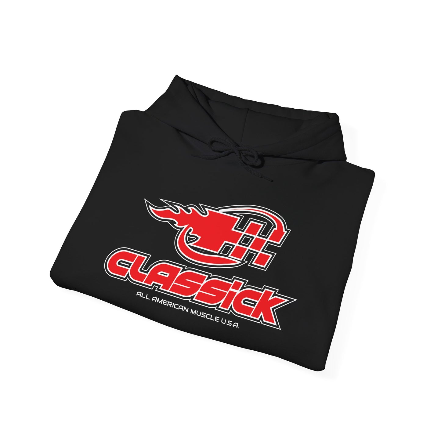 Classick Logo Black Pullover Hoodie