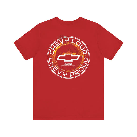 Chevy Loud Fire Red Tee