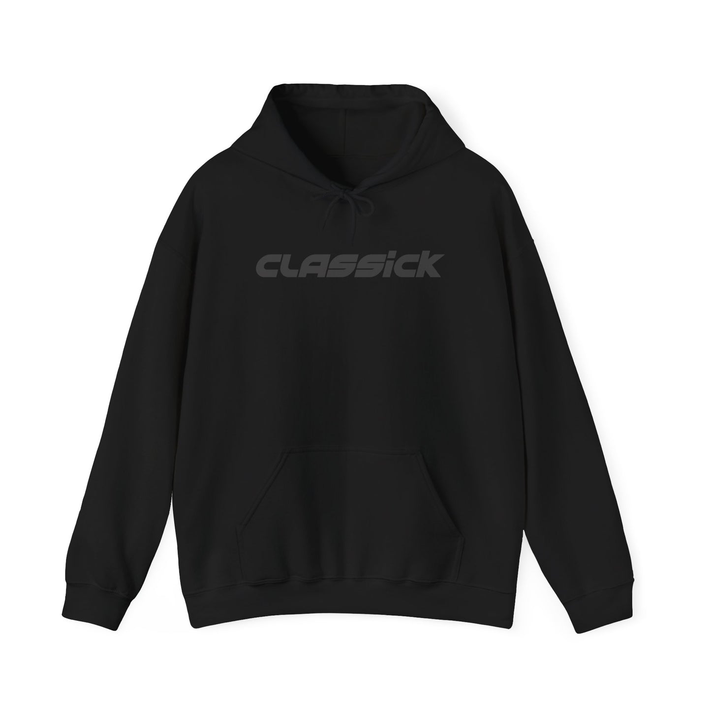 Classick Essential Black Pullover Hoodie