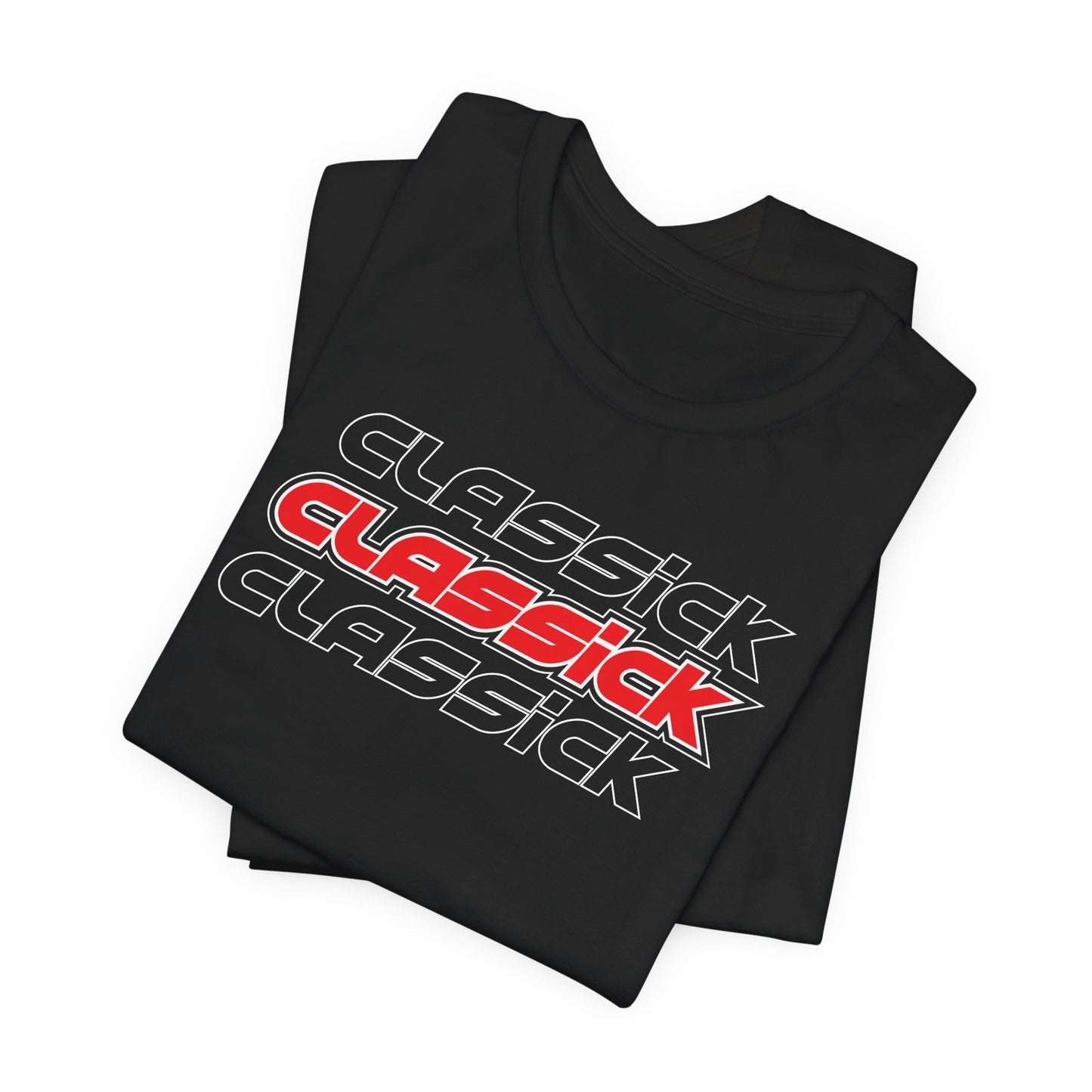 Classick Tilt Black Tee