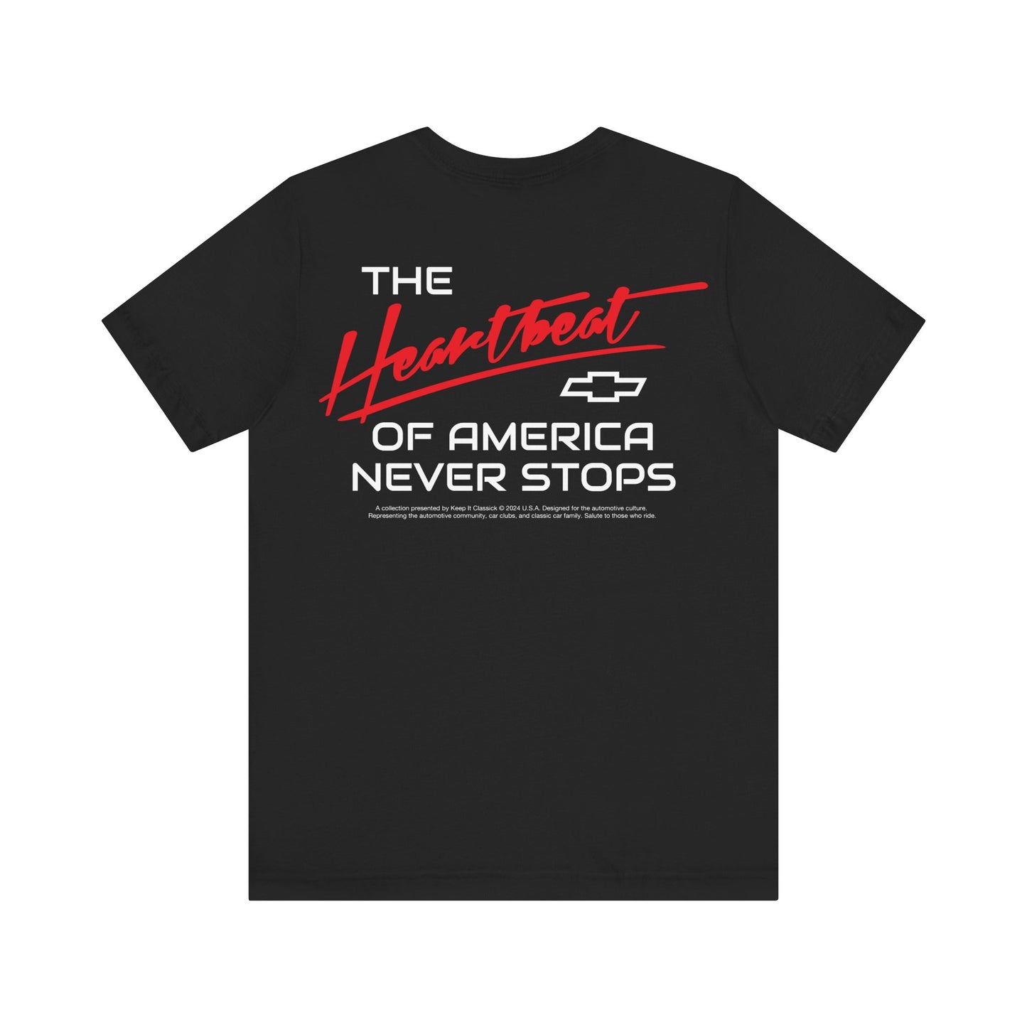 Iconic Heartbeat Black Tee